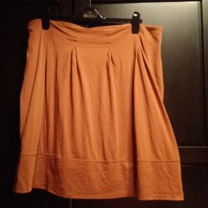 Avenue 100%cotton brown skirt